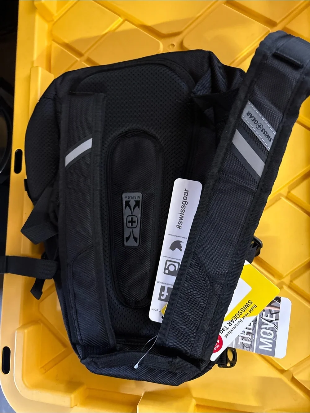SwissGear Black Men’s Compact Travel Backpack